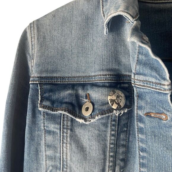 Articles Of Society Los Angeles Size XL Denim Button Up Jean Jacket - Picture 4 of 14